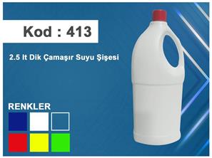 413 - 2.5 lt Dik Çamaşır Suyu Şişesi